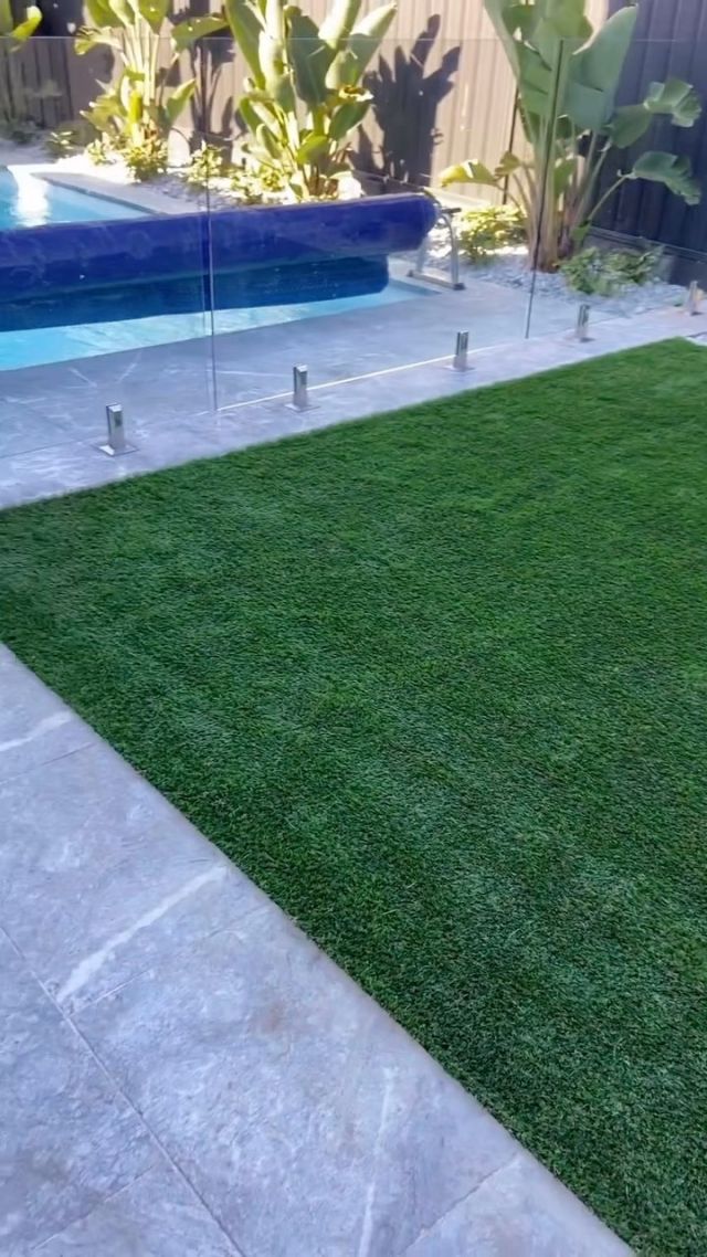 👑 Rolling out the green carpet fit for a princess! 🌿 Watch @alpha.exteriors work their magic with FieldTurf’s English Meadow, turning dreams into reality. 💖 #FieldTurfPrincessTreatment #LushLuxury #ArtificialGrassGoals #Landscaping #FieldTurf #ArtificialTurf #Landscaping #Gardens #BackyardGoals